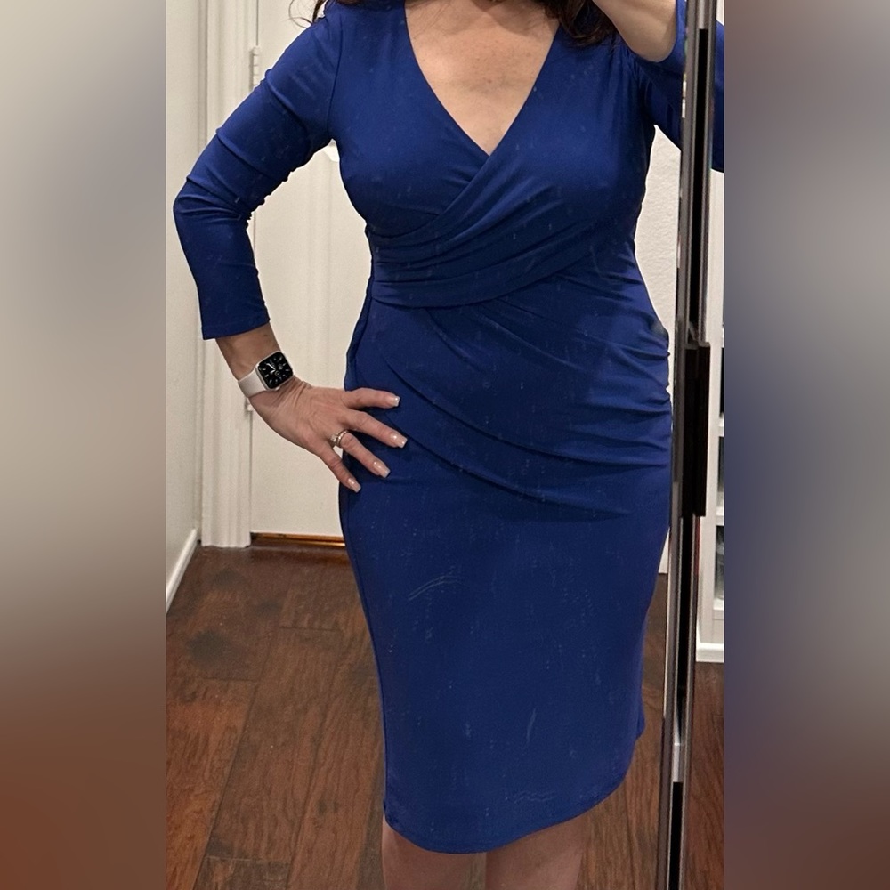 NWT Lauren Ralph Lauren Royal Blue Dress